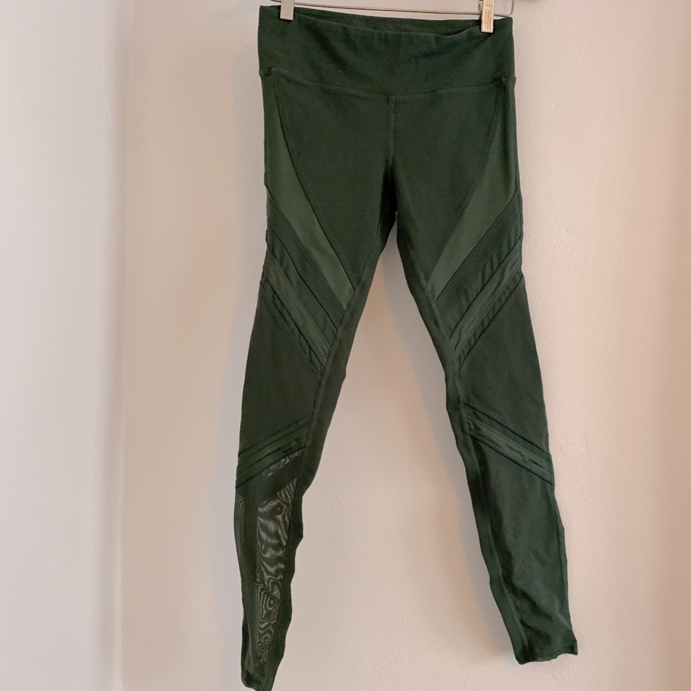 Hunter Green Alo Yoga Moto Legging